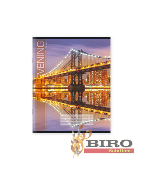 Caiete 36 foi, pătrățele, copertă colorată, 365009